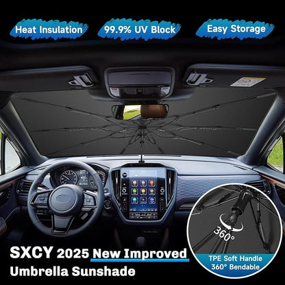 SXCY for 2025 Subaru Forester Windshield Umbrella Sunshade for 2025 Subaru - Image 4