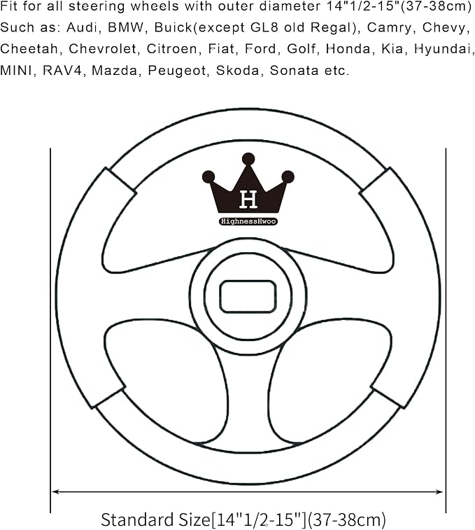 Luxury Fluffy Winter Car Steering Wheel Cover - Image 7