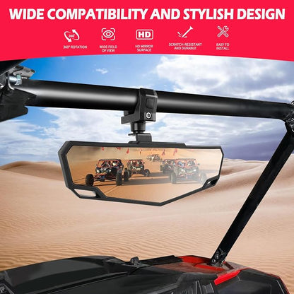DREAMIZER UTV Rear View Mirror, 360°Adjustable Angle - Image 2