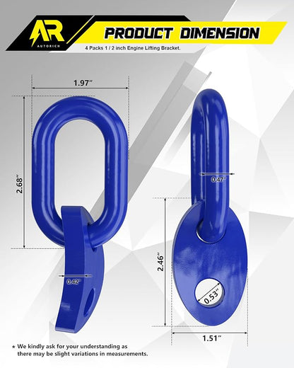7100 Lifting Bracket Set for Engine - Image 2