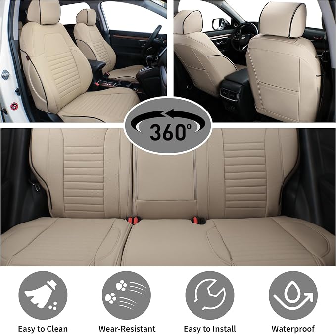 EKR Accord Car Seat Covers for Honda Accord EX-L, Hybrid 2018 2019 2020 2021 - Image 4