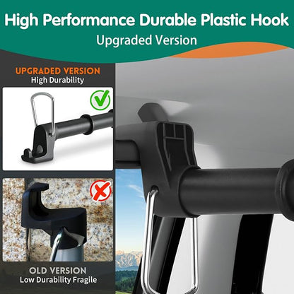 Car Clothes Hanger Bar, Heavy Duty Telescopic Clothes Rod - Image 6