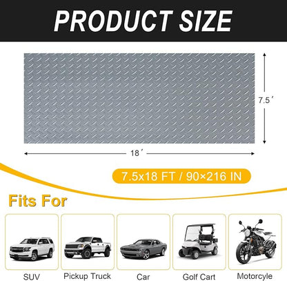 7.5x18 FT Garage Floor Mat, Flooring Roll - Image 2