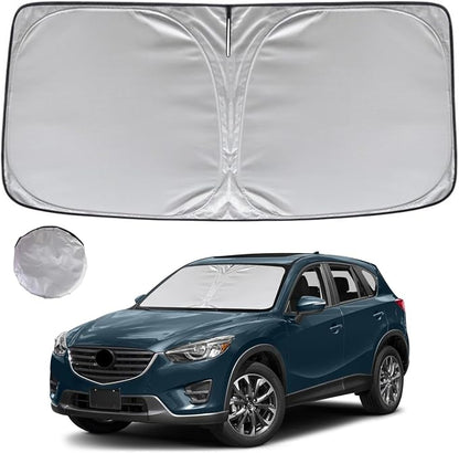 KAYZT Windshield Sun Shade for 2013-2016 Mazda CX5 Foldable Sunshade Front by KAYZT