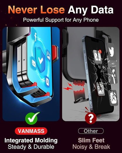 VANMASS Cell Phone Mount Car Dashboard Window Vent Desk Fit - Image 3