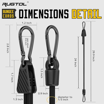 Upgraded Adjustable Bungee Cords - Image 2
