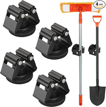 MUTUACTOR Magnetic Broom Holder, 12lbs Heavy Duty Magnetic Tool Holder by MUTUACTOR