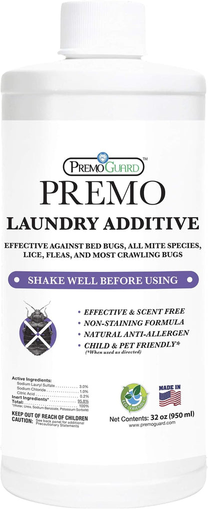 Premo Guard Bed Bug & Mite Laundry Detergent Additive 32 oz – Child & Pet by PremoGuard