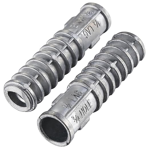 Wensilon 5/8 * 3 Lag Shield Anchor Long Zinc Alloy Bolts Concrete Anchors by Wensilon