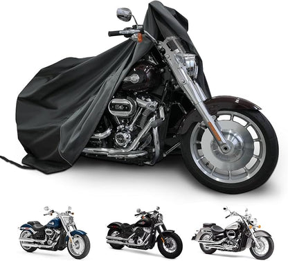Motorcycle Cover for Cruiser Models Harley Davidson Iron 883, Fat Boy, Softail by Keeptheloveenjoytherideandfeelthebeautyoflife