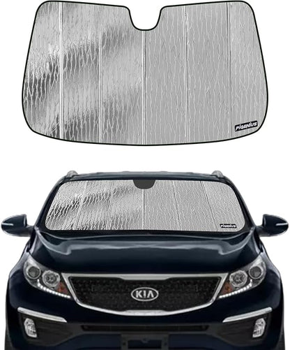 Windshield Sun Shade for Kia Sportage 2011-2016, Front Window Sunshade Shield by Pigenius