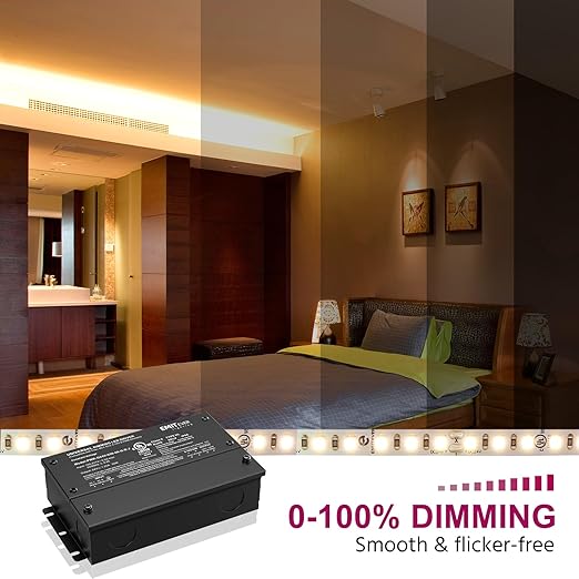 EMITEVER 30W Dimmable LED Driver, 24V Triac Dimmable Power Supply, AC to DC - Image 6