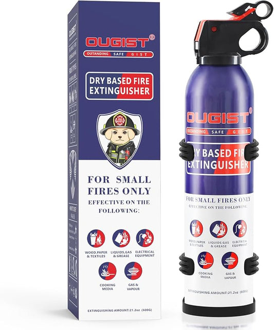 Fire Extinguisher for Home & Vehicle - 600g Fire Extinguisher | Grease & by Ougist