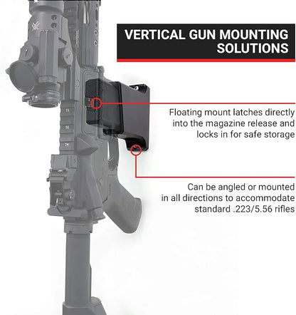 Spartan Mounts Locking .223/5.56 Rifle Mount Wall Display | Low Profile - Image 3