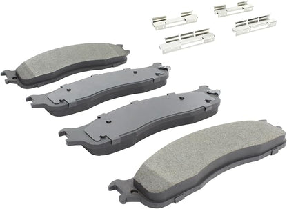 Premium Semi-Metallic Front Brake Pads Compatible - Image 2