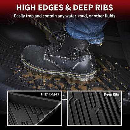 LASFIT Floor Mats for Ford Bronco Sport 2025 2024 2023 2022 2021 Carpeted Floor - Image 4