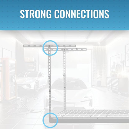 2-Pack 4 x 8 MonsterRax Overhead Garage Storage Rack, Ceiling Racks - Image 4