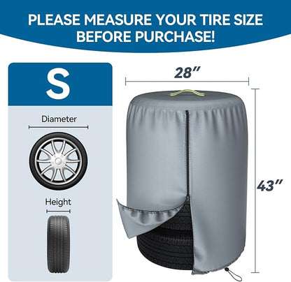 Durable 600D Tire Storage Bag, Large Tyre Dust Protective Cover - Image 5
