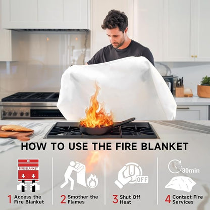 Fire Blanket Emergency for Home Kitchen - Image 2