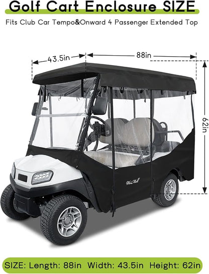 Golf Cart Enclosure 4 Passenger - Image 2