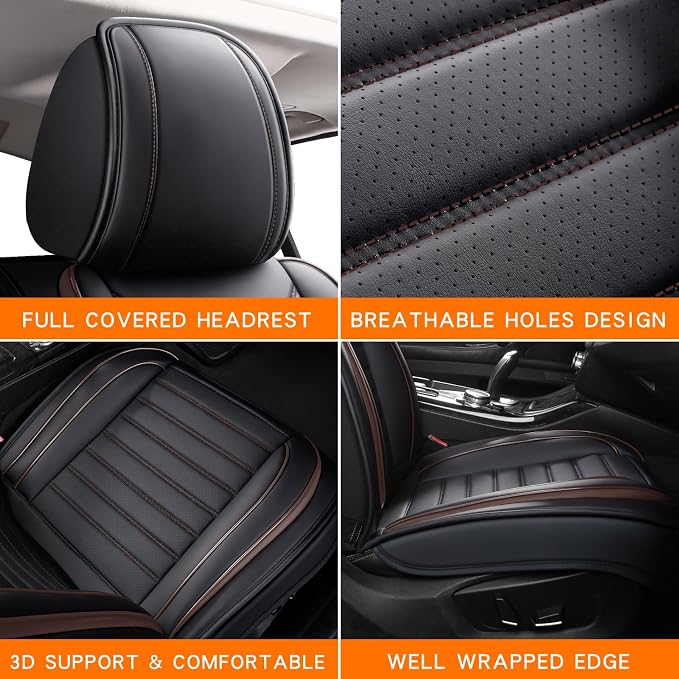 Car Seat Covers Full Set, 5 Seats Front Seat Cover and Back Seat Covers - Image 6