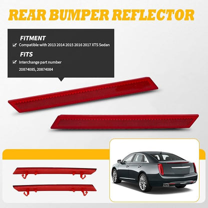 20874085 20874084 Rear Bumper Reflector Compatible - Image 2