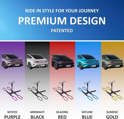 Trailer Hitch Bike Rack for Car 2 Bikes, E Bike Carrier Hitch Mount 2 Bike - Image 6