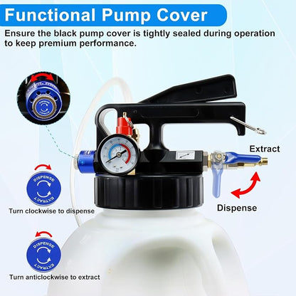 JoyFans 10L Pneumatic Transmission Fluid Pump Extractor and Dispenser, Gearbox - Image 3
