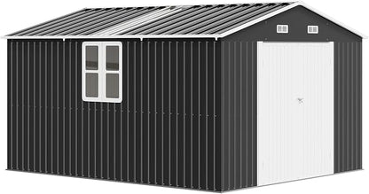 AMERLIFE 10x12x7 FT Galvanized Steel Storage Shed - Image 8