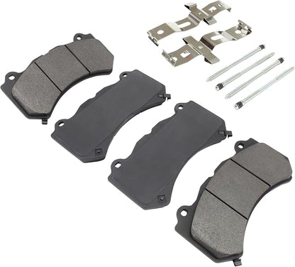 Premium Semi-Metallic Front Brake Pads Compatible - Image 2