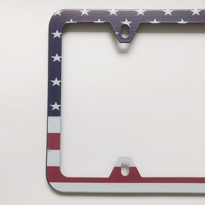 License Plate Frames, 2 Packs Front Rear Car Tags, Aluminum Alloy License Plate - Image 5