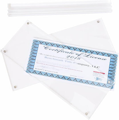 IEEK 2 Pack of Acrylic Business License Frame - Image 7