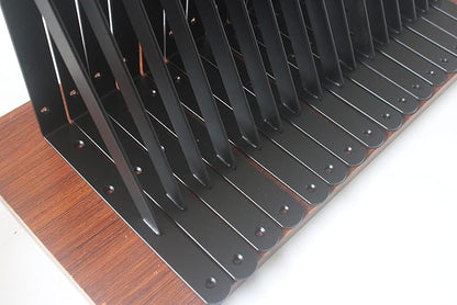 32 Pack L11 x H 8" Black Heavy Duty Shelf Brackets - Image 5