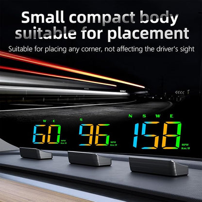 Heads Up Display M2S, GPS Speedometer Multi-Segment Alarm Settings, Fully - Image 5