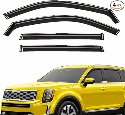 Extra Durable Window Deflectors in-Channel Window Visors Rain Guards Fit by AEROGUYSCustomfitrainguard