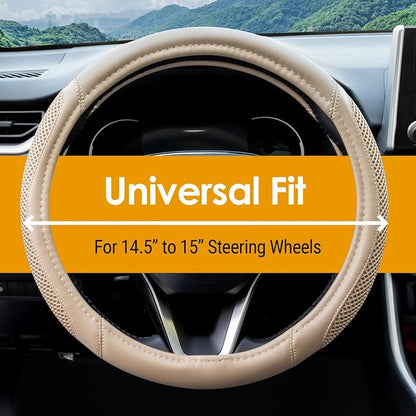 Cool Mesh Grip Car Steering Wheel Cover - Image 4