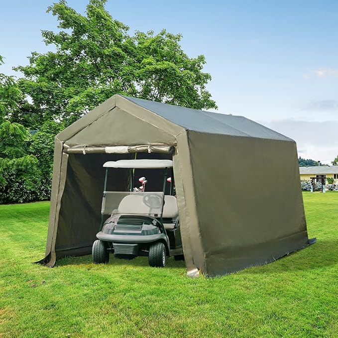 ADVANCE OUTDOOR 10x10 ft Heavy Duty Outdoor Patio Portable Canopy Storage - Image 8