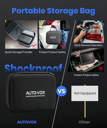 AUTO VOX Wireless Backup Camera Solar Magnetic: Portable Storage Bag Include - Image 2