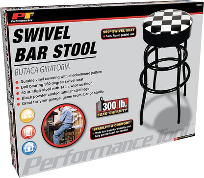 Performance Tool W85023 28-1/2-Inch Checkerboard 360 Degree Swivel Stool - Image 10