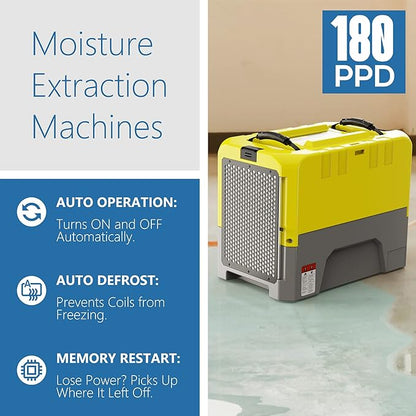 ALORAIR 180PPD Commercial Dehumidifier - Image 4
