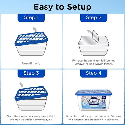W&E Choice Moisture Absorbers, Portable Humidity Absorber Boxes - Image 10