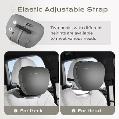 Coverado Leather Car Headrest Pillow Car Neck Pillow - Image 5