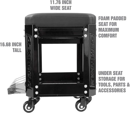 OEMTOOLS 24994 Workshop Creeper Seat, Rolling Stool - Image 3