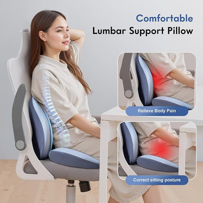 FLORICH Seat Cushion and Lumbar Support Pillow - Image 4