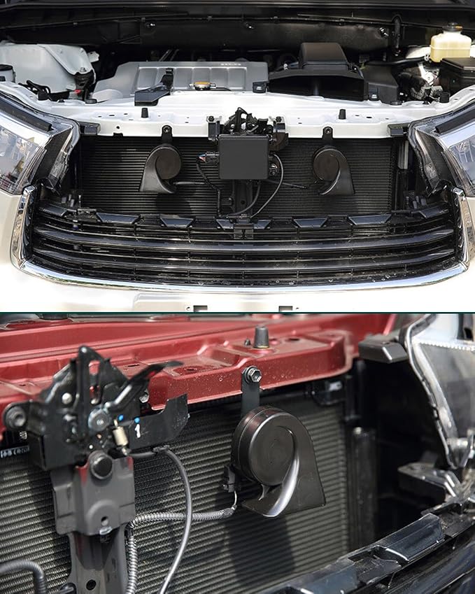 Car Horn Kit for New Hyundai/Kia 12V Loud Waterproof Auto Horn, High Low Dual - Image 4