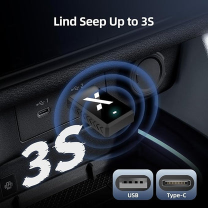 F1 Wireless CarPlay Adapter & Android Auto Adapter – 2-in-1 Car Play Dongle - Image 3