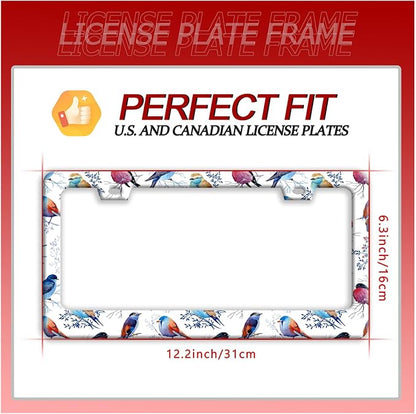 Bird License Plate Frame Funny Parrot Animal License Plate Frames Stainless - Image 7