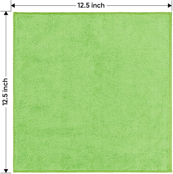 HOMEXCEL Microfiber Cleaning Cloth 50 Pack, 12.5 x 12.5 inch Microfiber Towels - Image 7