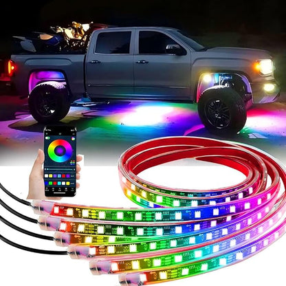 Underglow Lights for Car, APP Control 12V Flexible LEDs Underbody Lights by DREAMIZER