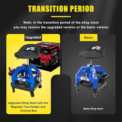 Rolling Shop Stool for Garage - Image 9